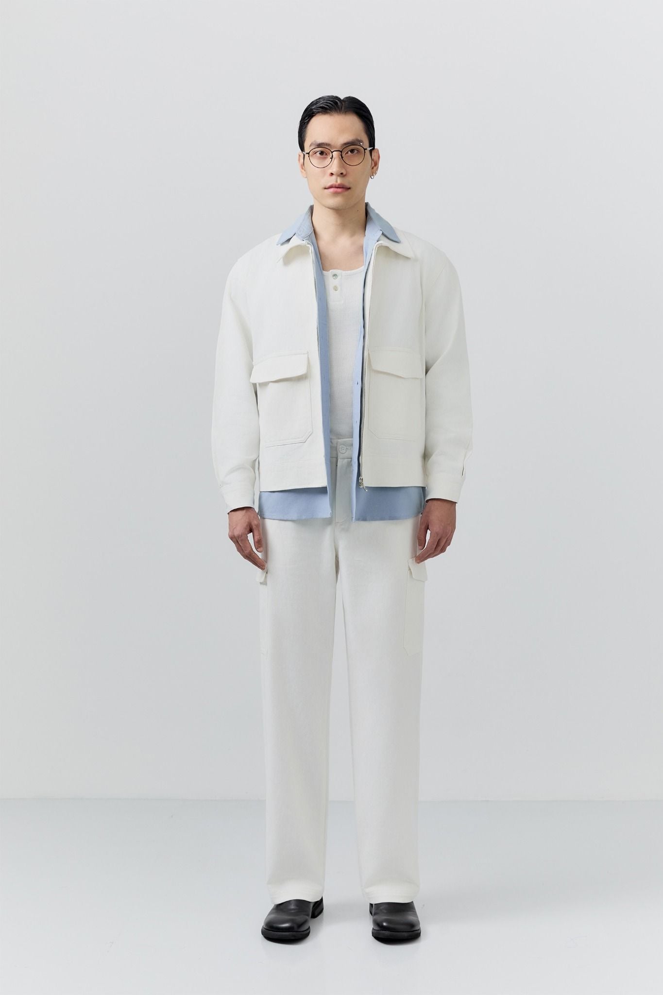 Quần Kaki Straight Cargo Essential