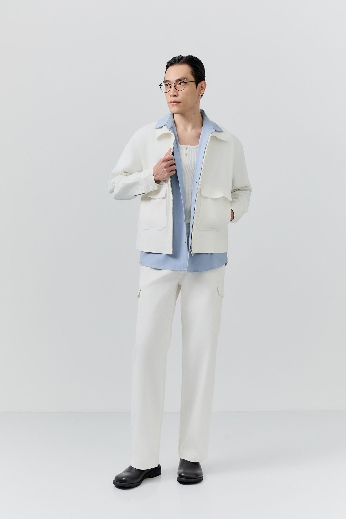 Quần Kaki Straight Cargo Essential