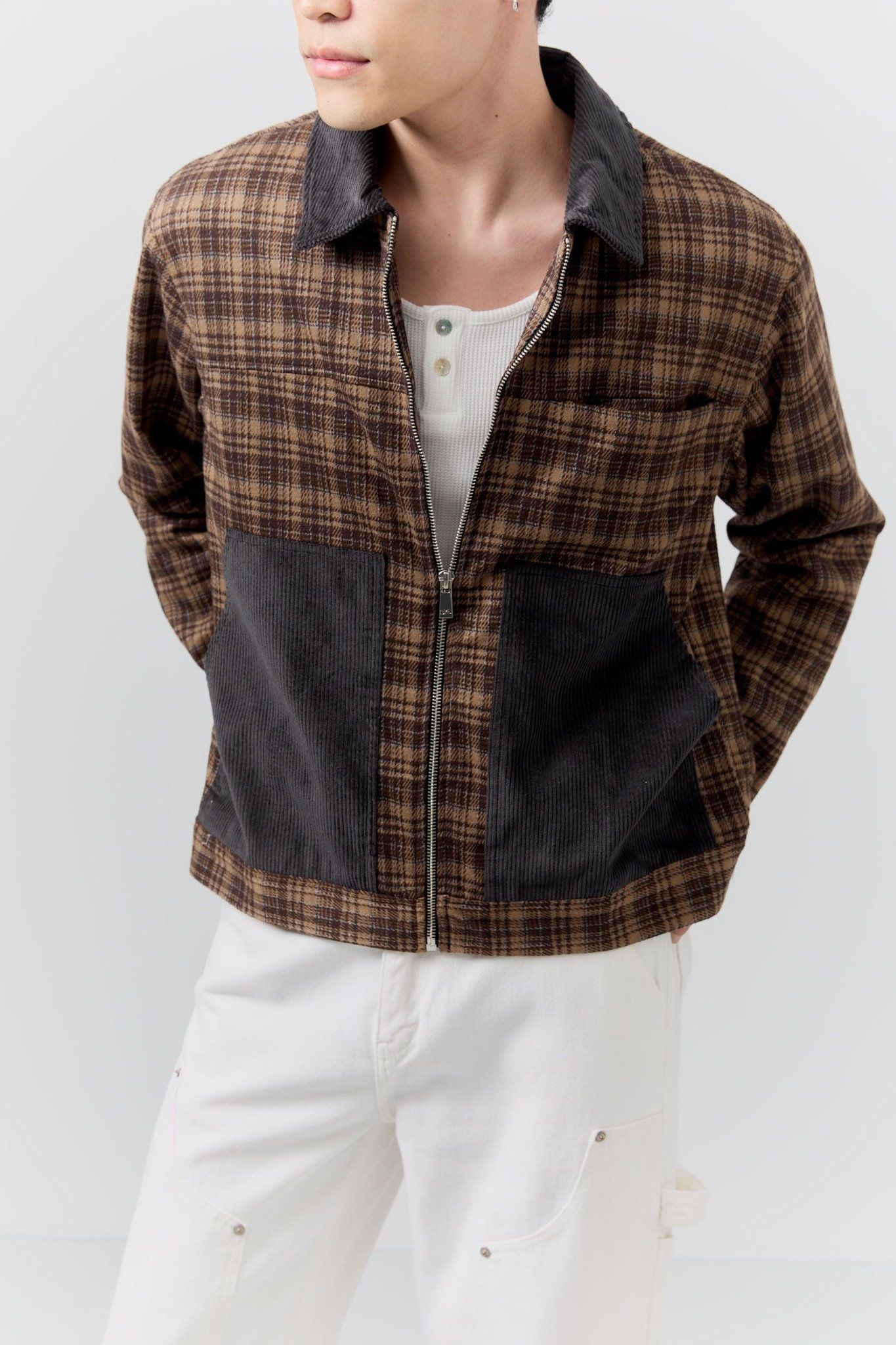 Áo Khoác Slimfit The Brown Check