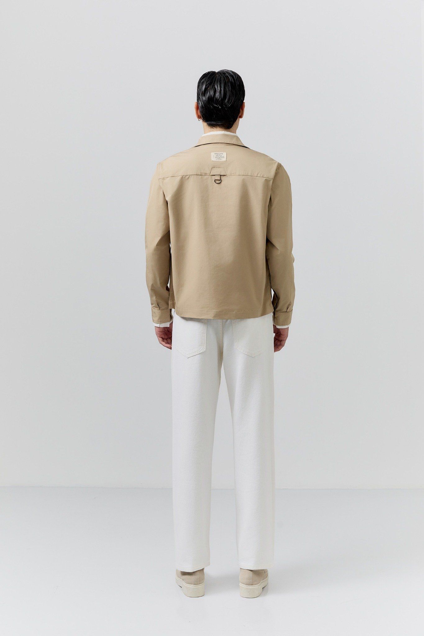 Quần Jean Straight Basic White V1