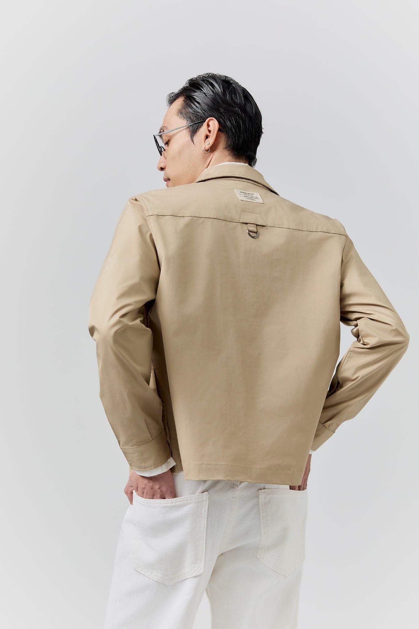 Áo Khoác Slimfit Vải Dù Snap