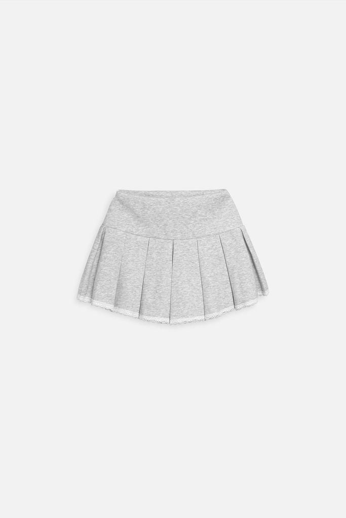  Chân Váy Ngắn Xếp Ly Viền Ren Loomi Skirt 