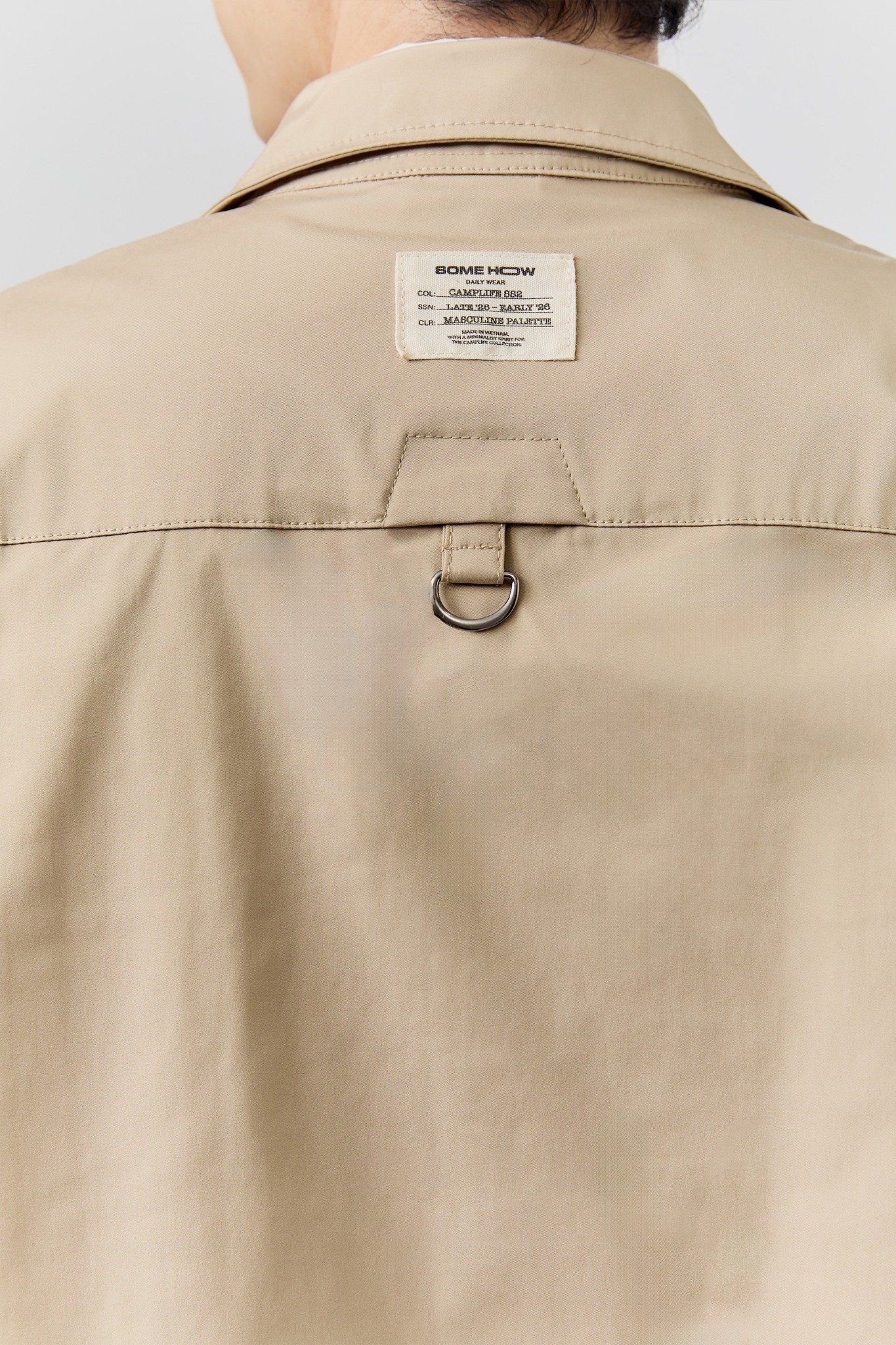 Áo Khoác Slimfit Vải Dù Snap