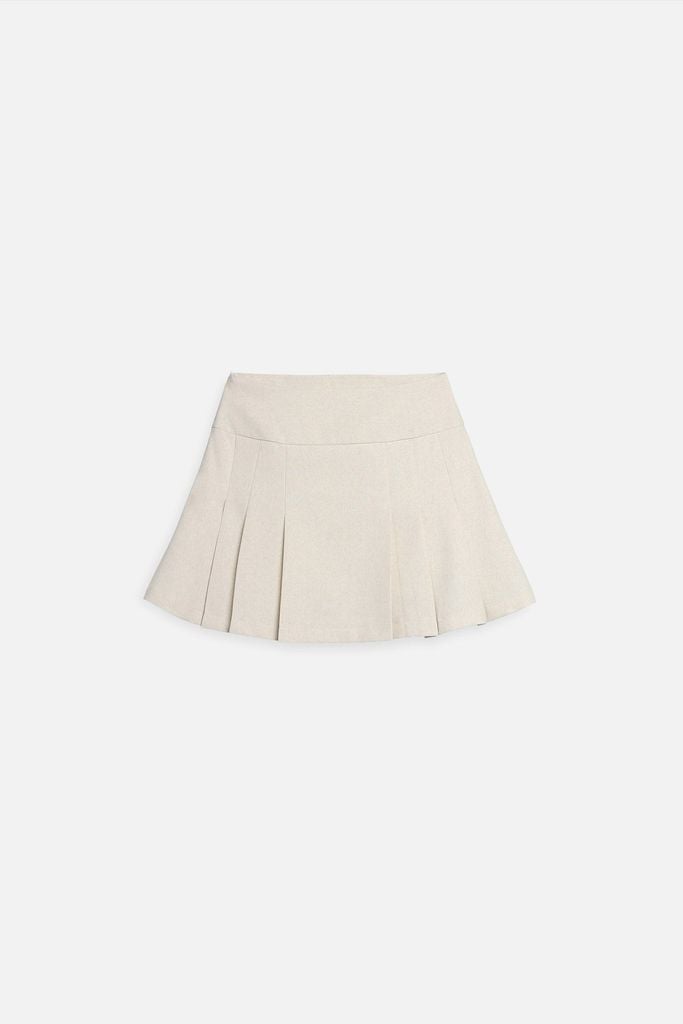  Set Áo Elyra Lace Halter Pleat Skirt 