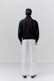 Quần Jean Straight Wedding Black White