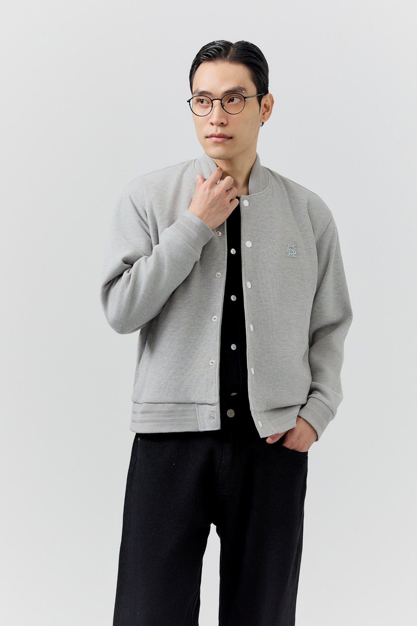 Áo Khoác Relaxed Double Face Bomber
