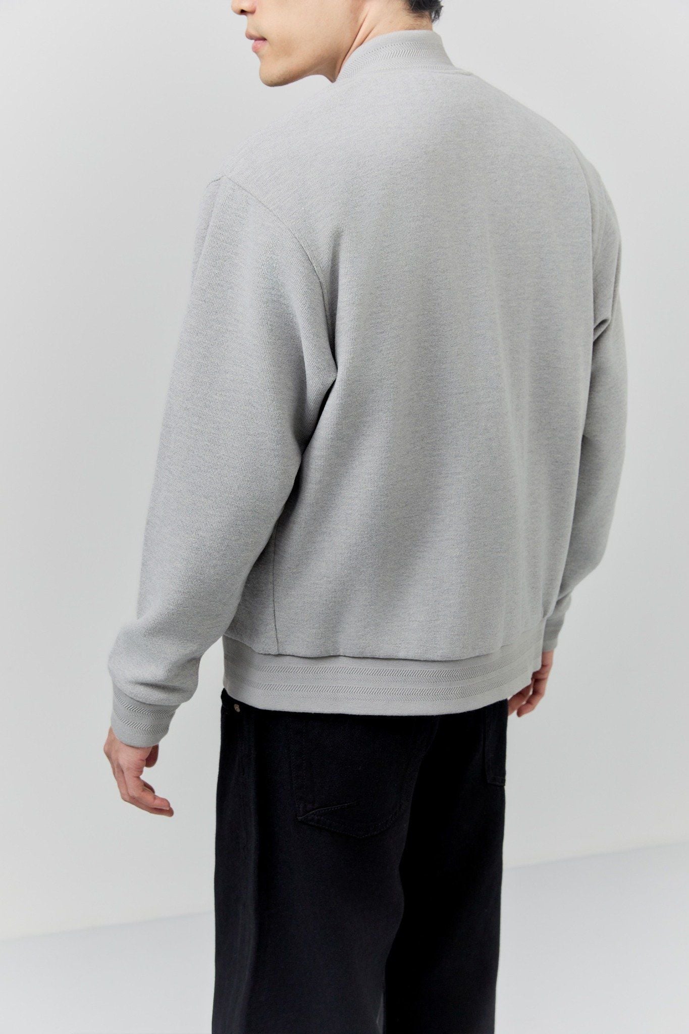 Áo Khoác Relaxed Double Face Bomber