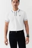 Áo Polo Slimfit Hidden Dualine The White