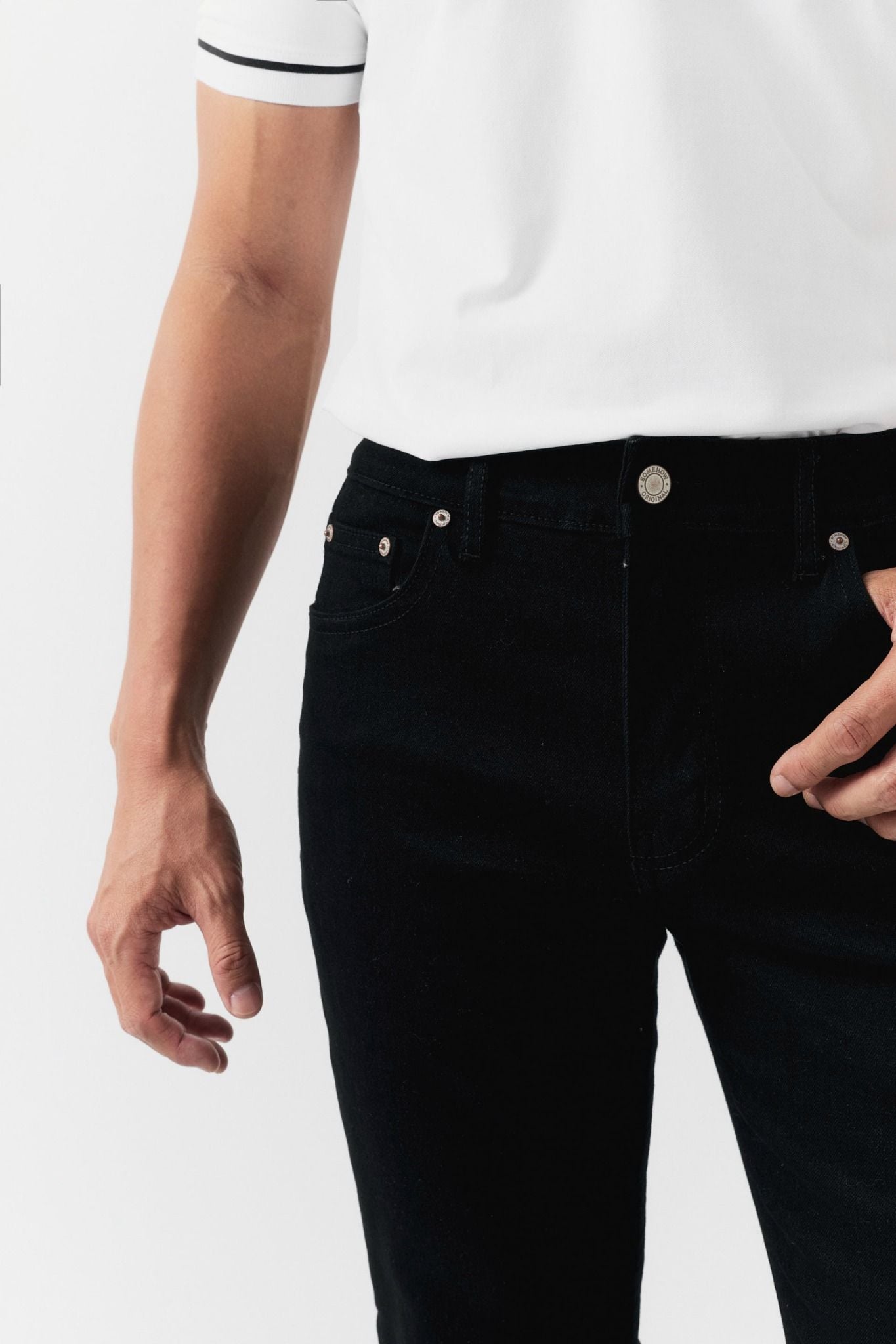 Quần Jean Rayon Slim The Black