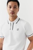 Áo Polo Slimfit Hidden Dualine The White