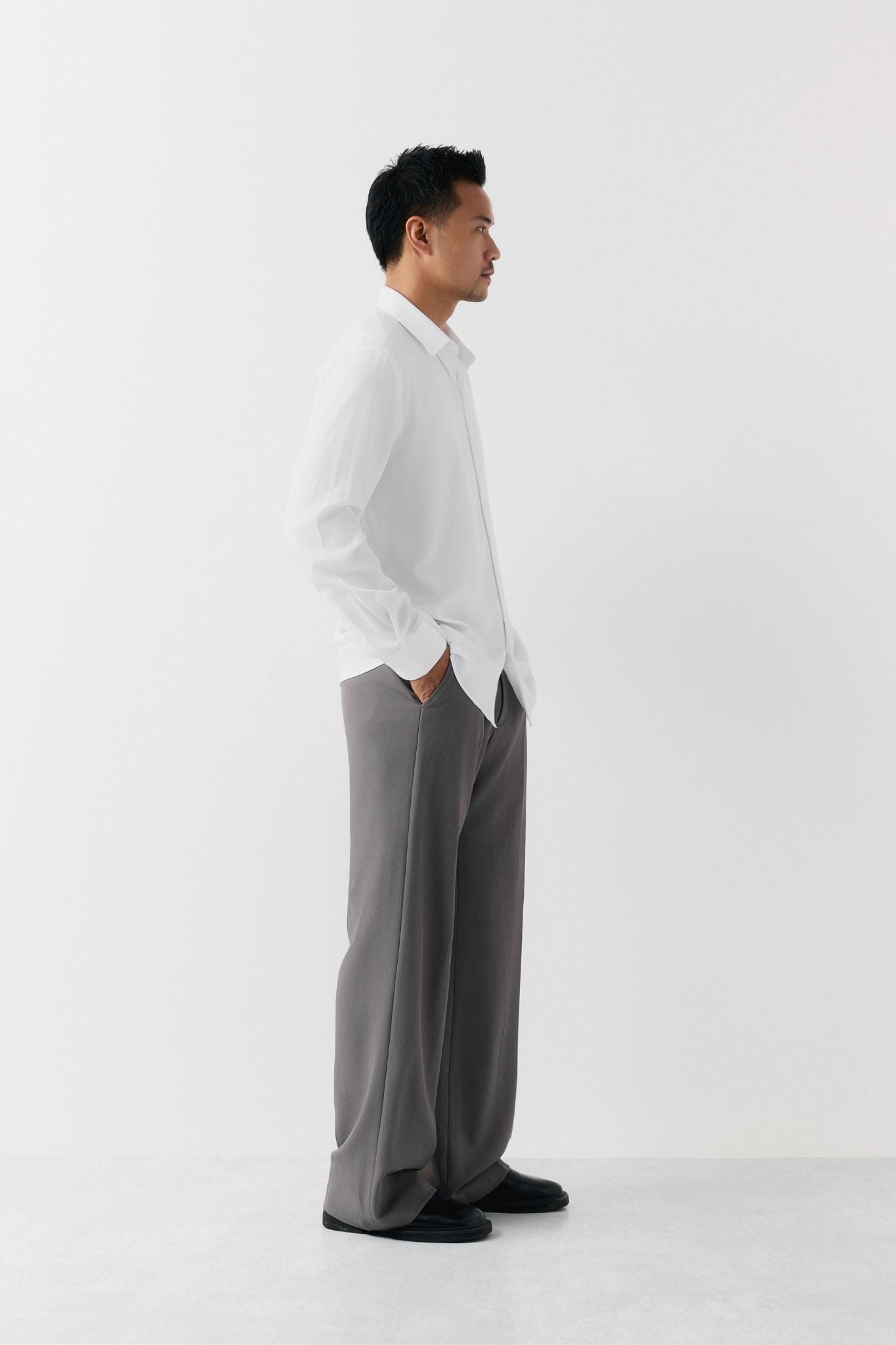 Áo Sơ Mi Office Relaxed White Label