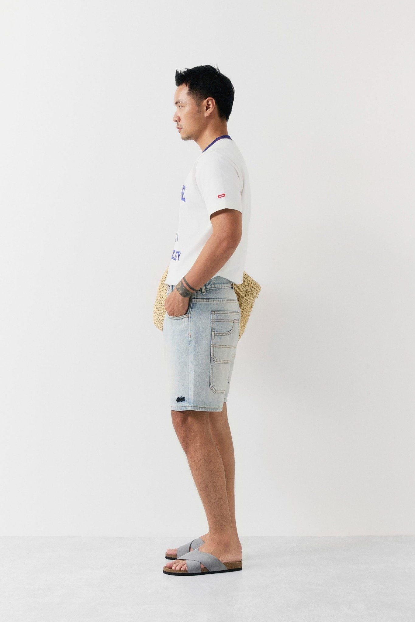 Quần Short Straight Back Pocket
