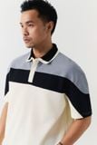Áo Polo Oversize Cream Collab