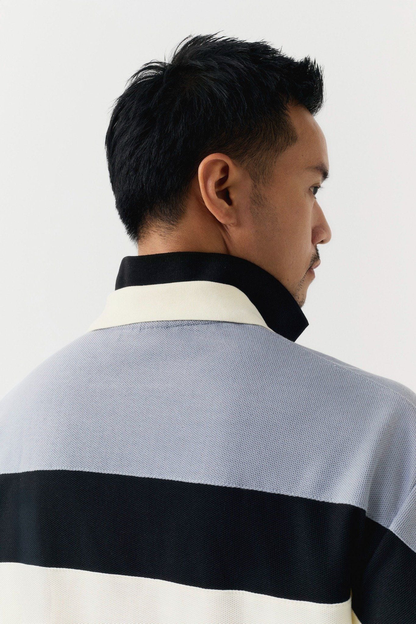 Áo Polo Oversize Cream Collab