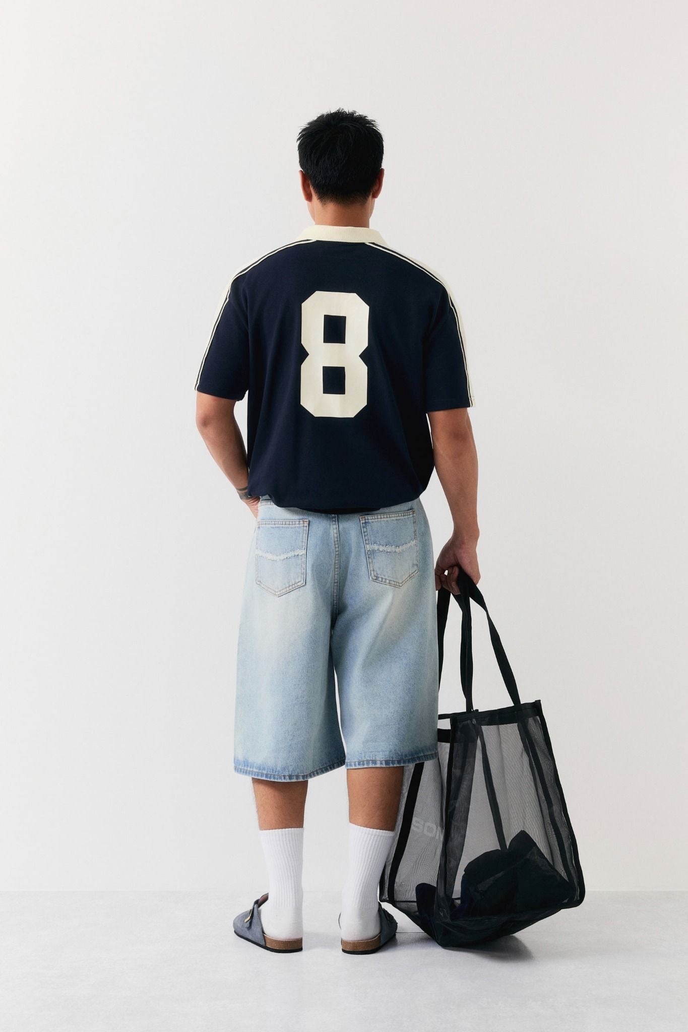Quần Short Denim Bermuda