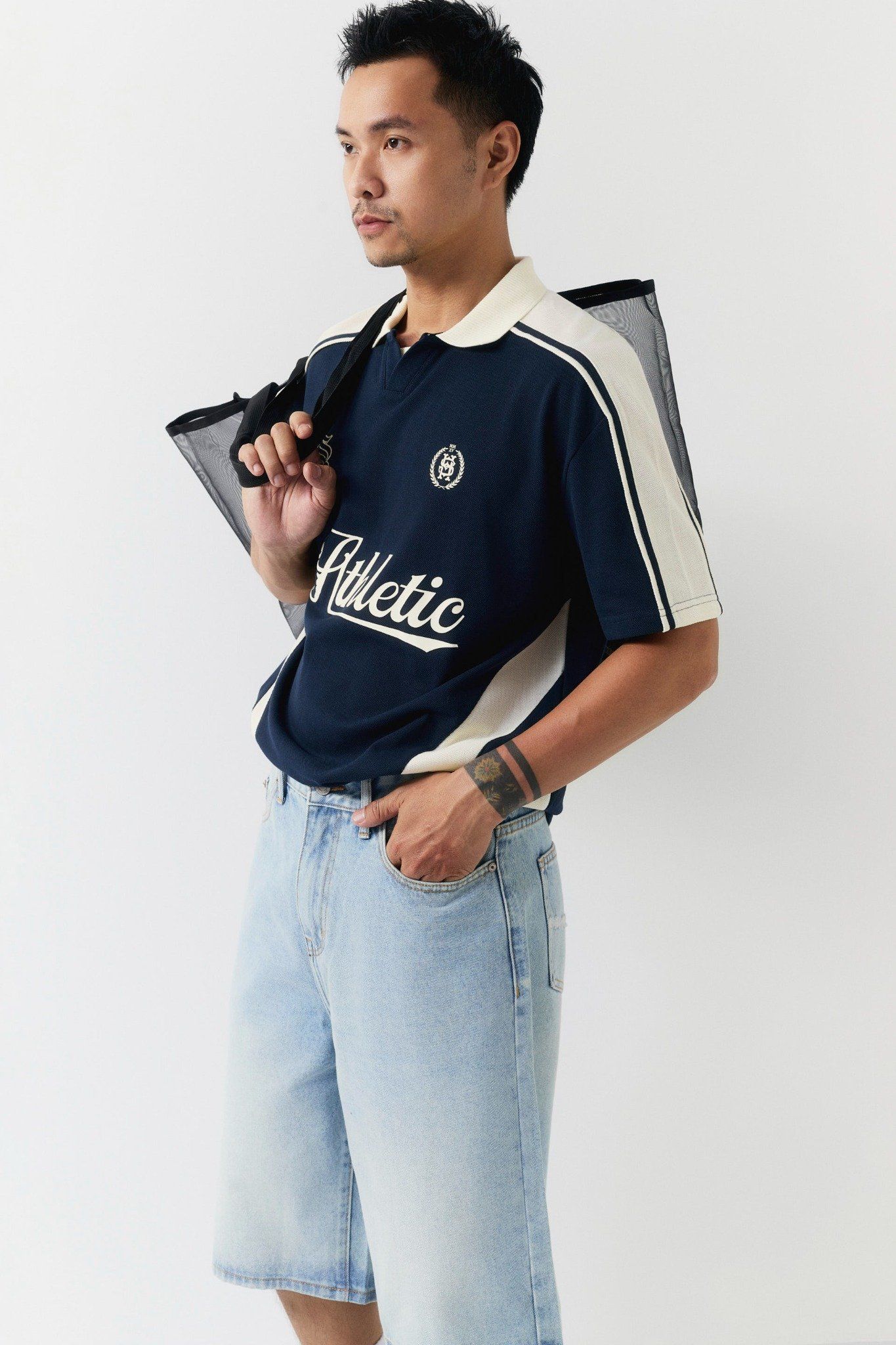 Quần Short Denim Bermuda