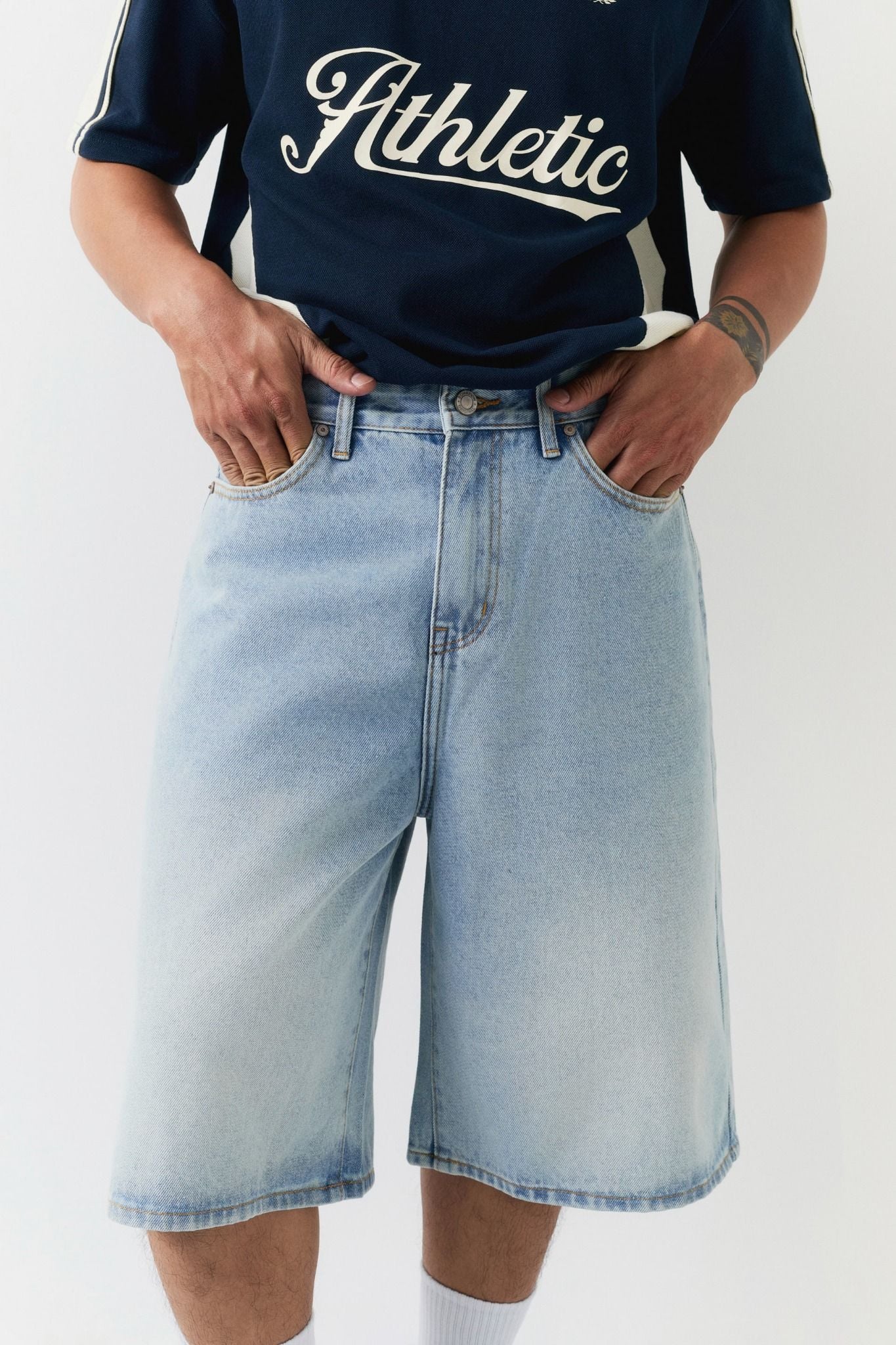 Quần Short Denim Bermuda