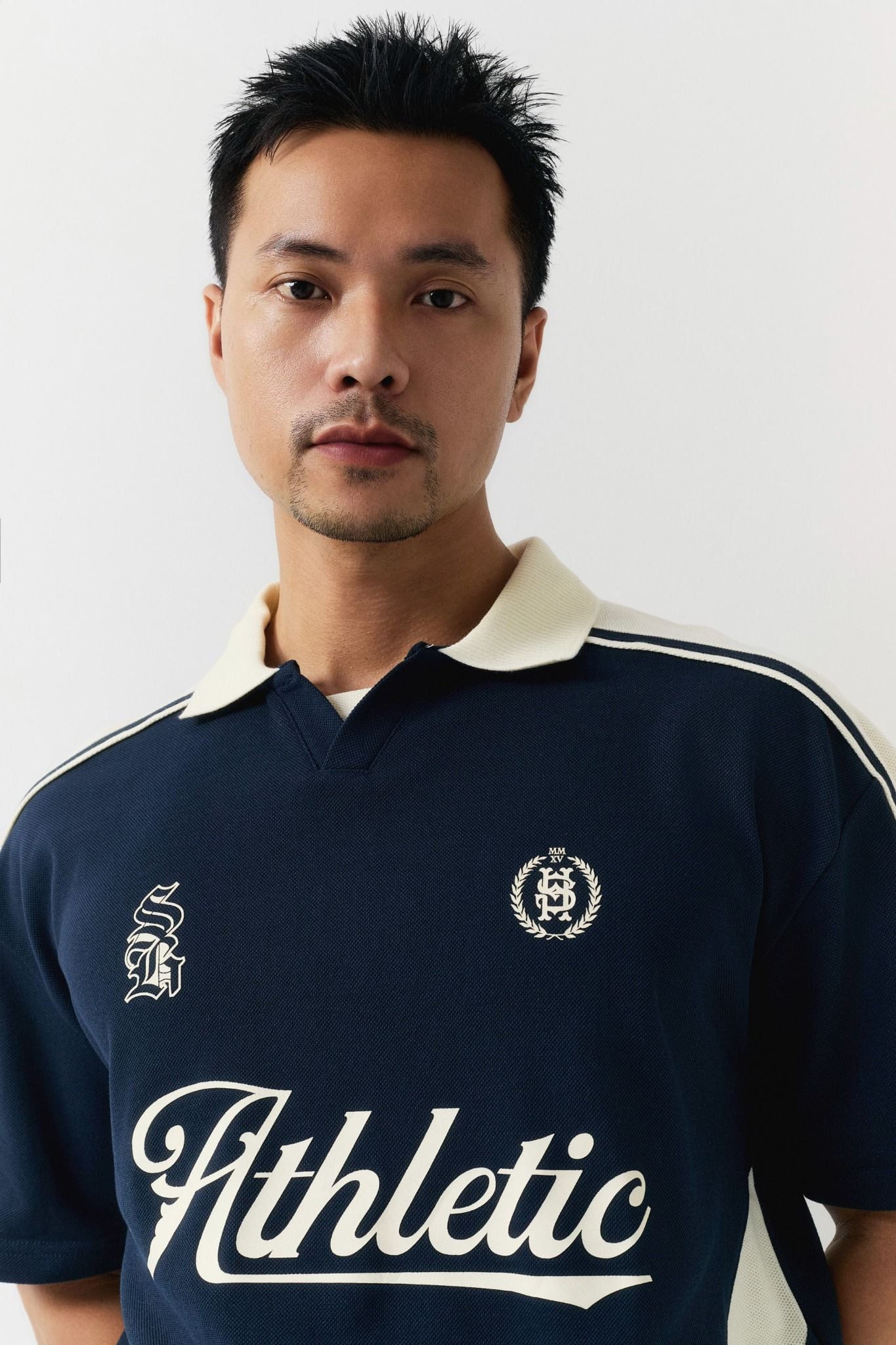 Áo Polo Oversize Deep Blue