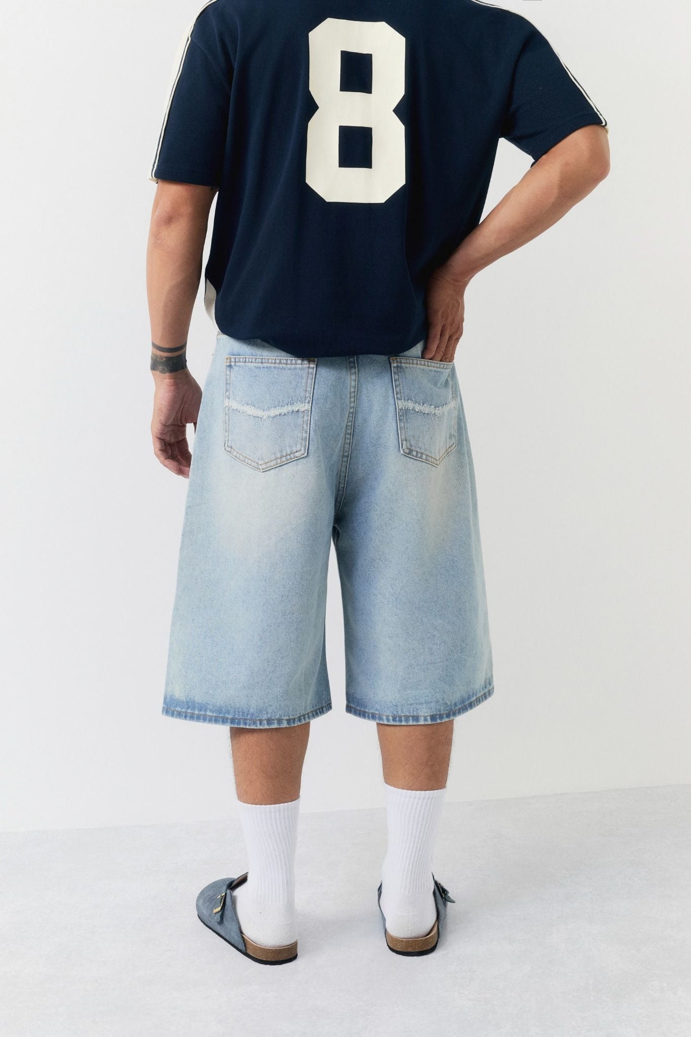 Quần Short Denim Bermuda