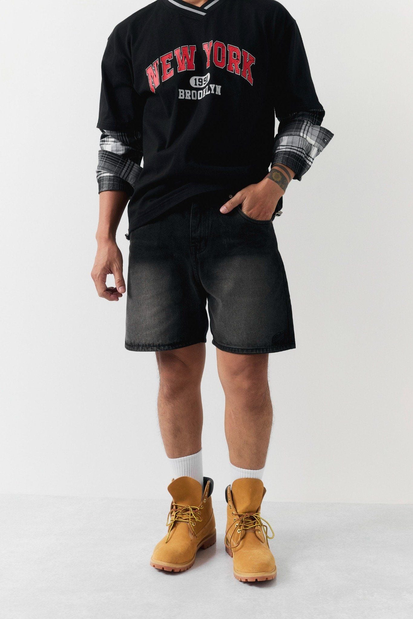 Quần Short Straight Back Pocket