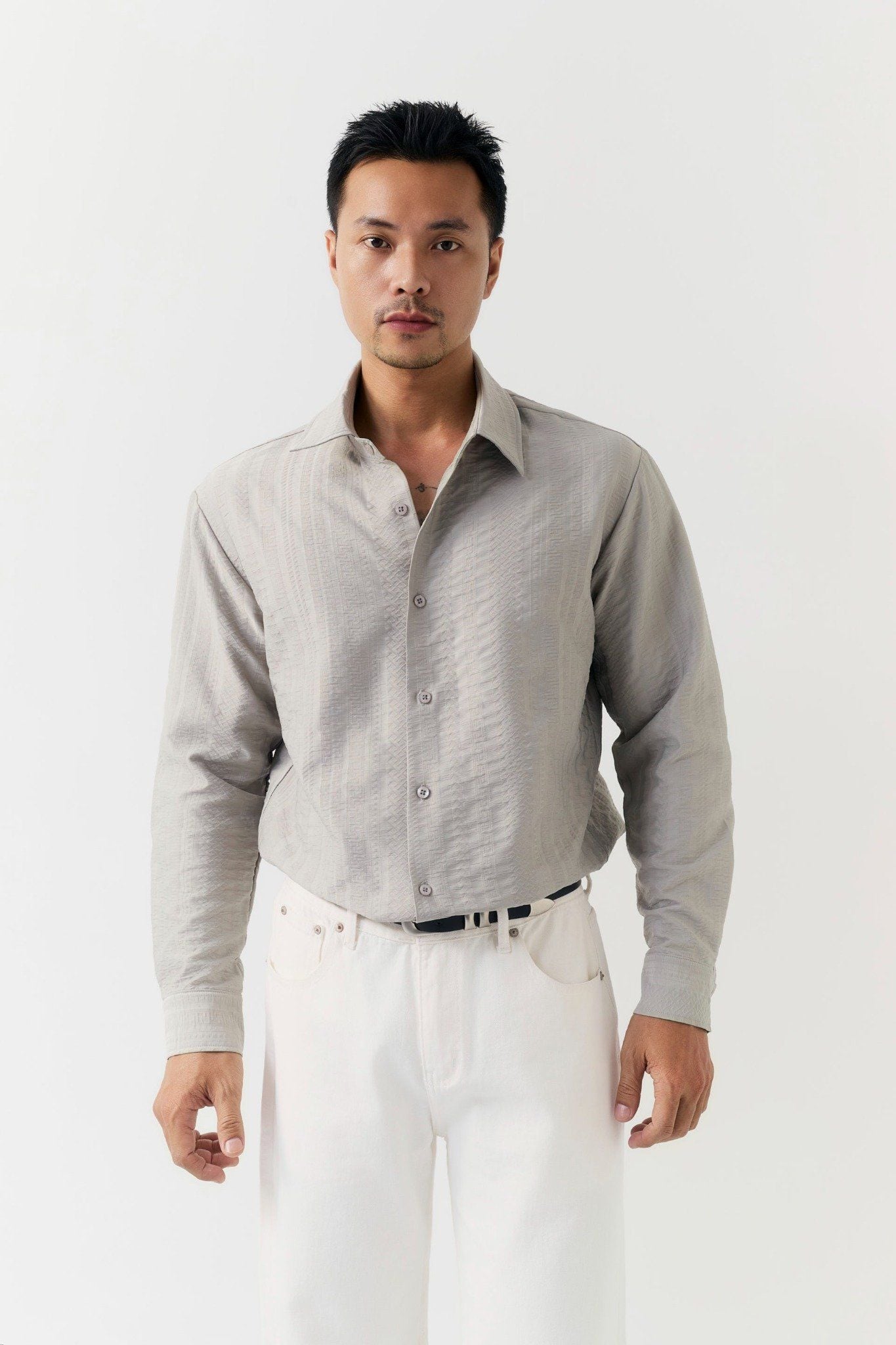 Áo Sơ Mi Relaxed The Grey