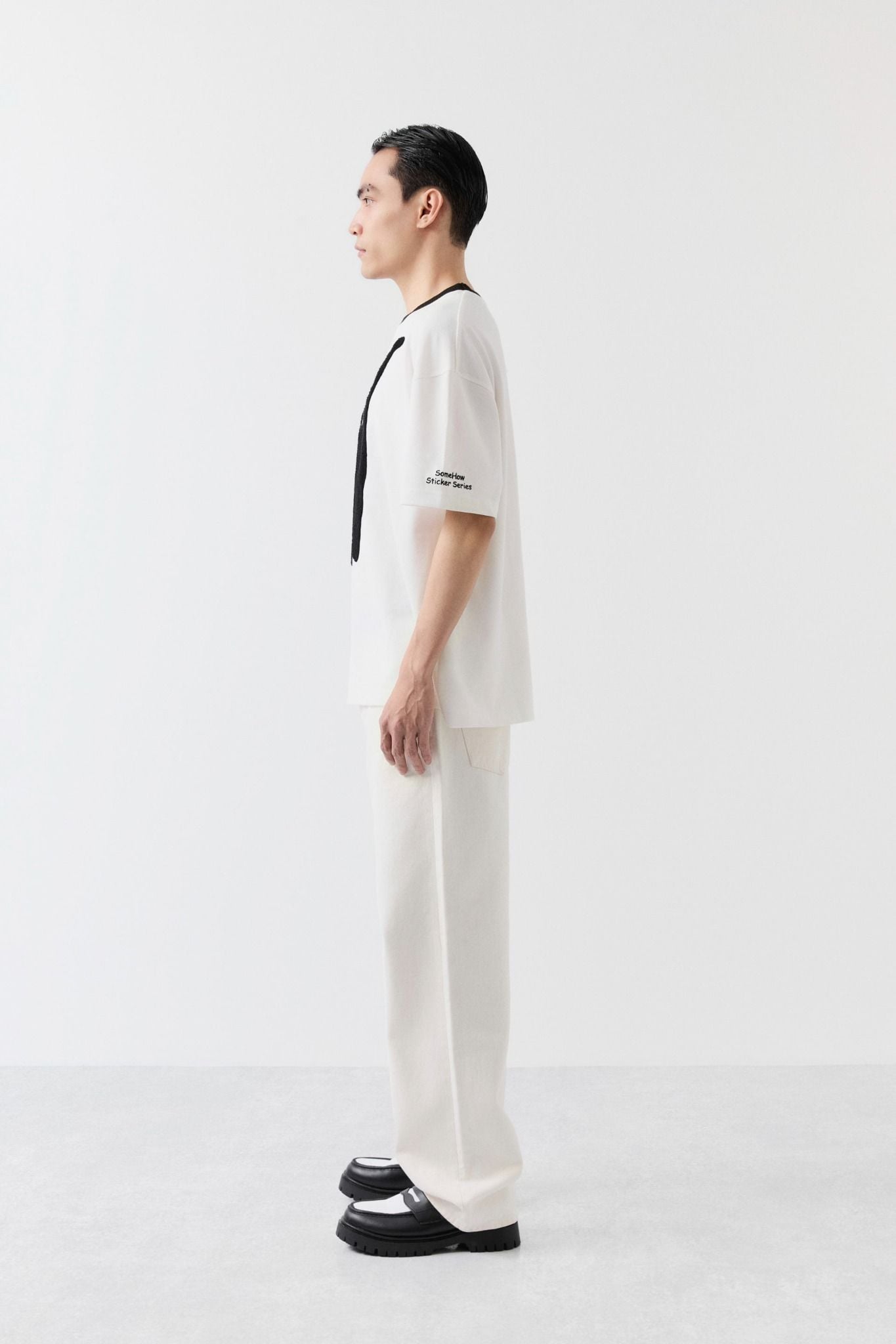 Quần Kaki Straight Basic Xếp Ly Vintage