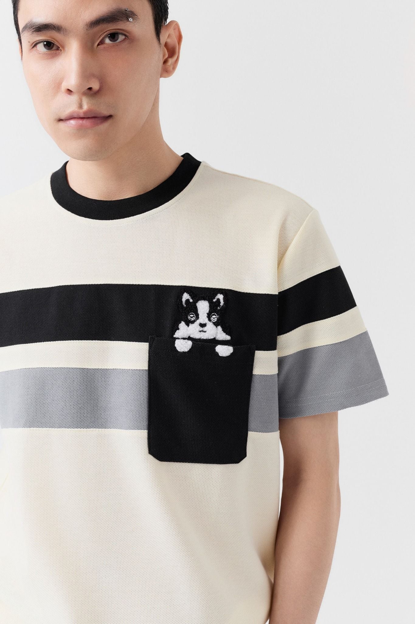 Áo Thun Regular Thêu Bully Merle