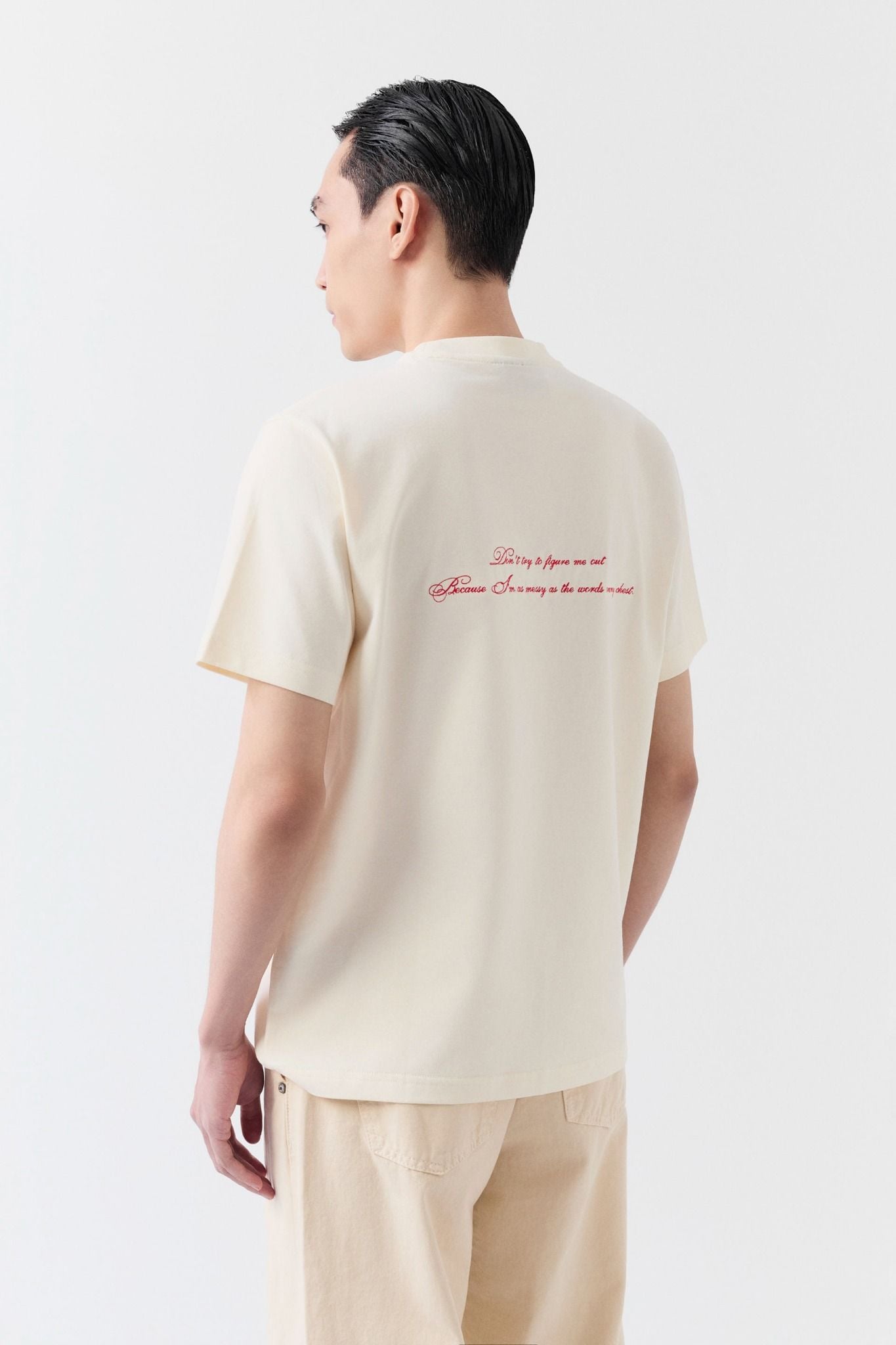 Áo Thun Regular Cool Fab Chain Stitch