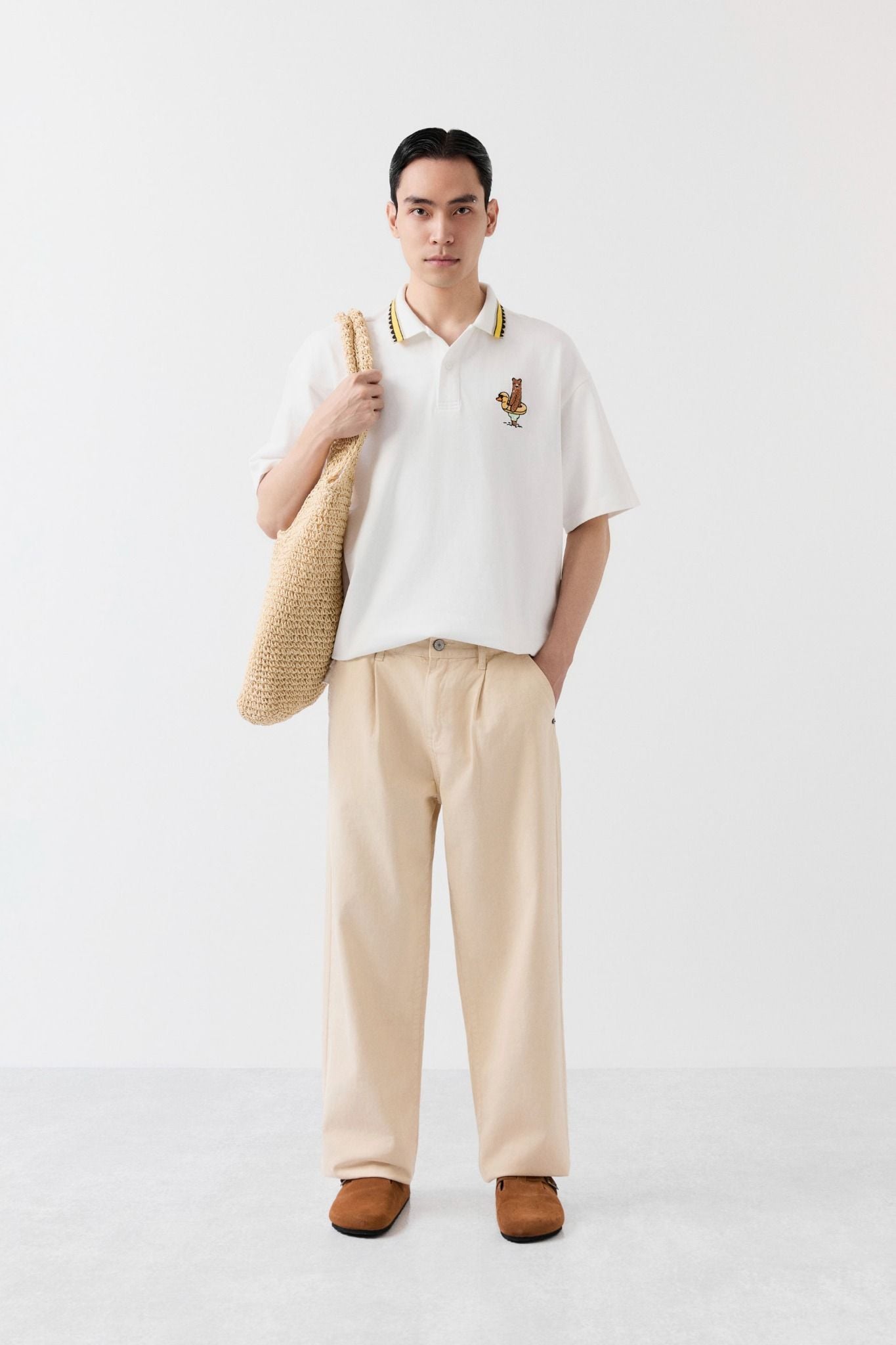 Áo Polo Over Bear Sticker 360GSM