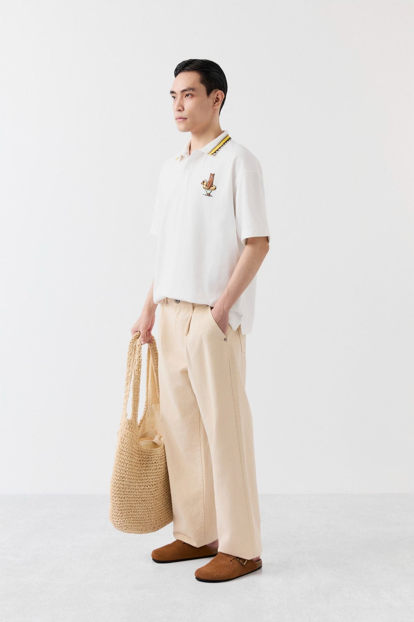 Áo Polo Over Bear Sticker 360GSM