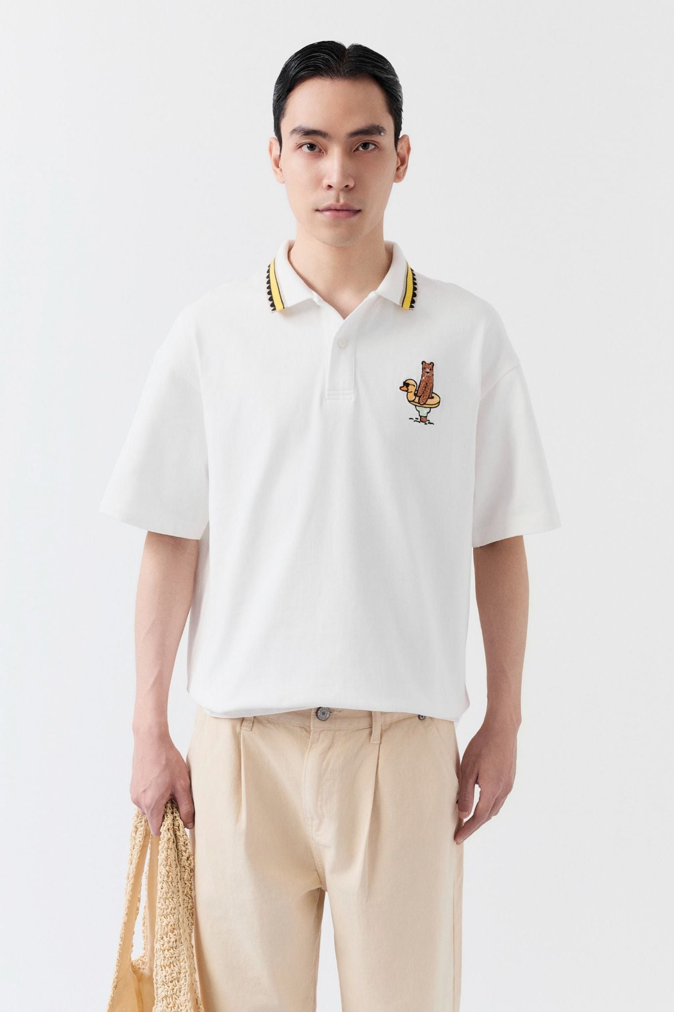 Áo Polo Over Bear Sticker 360GSM