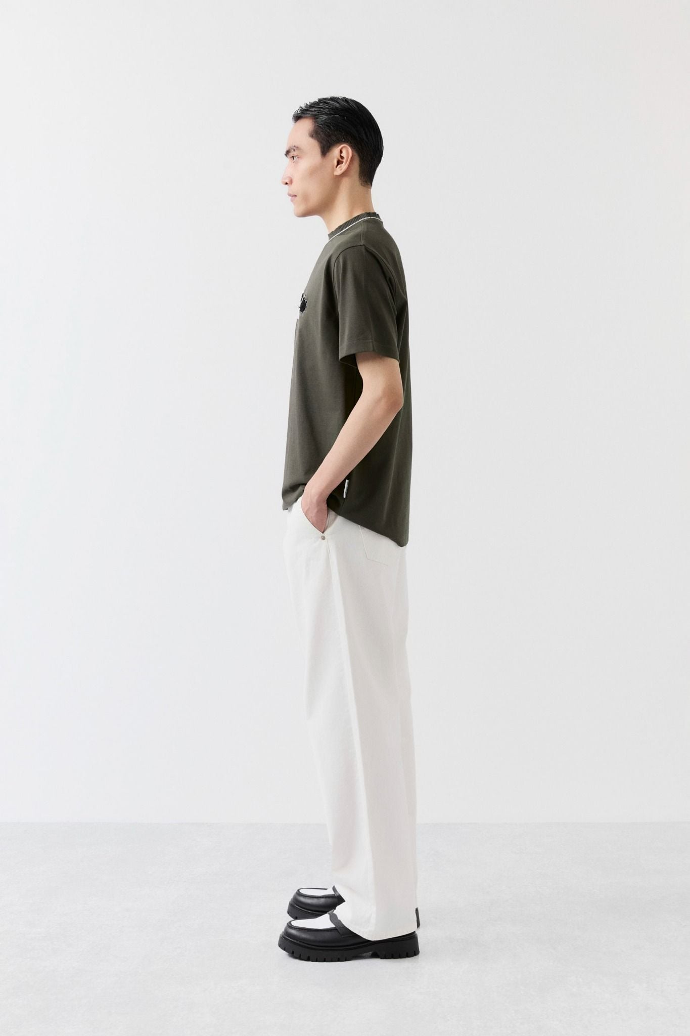 Áo Thun Regular Cool Fab Black Cloud Sheep