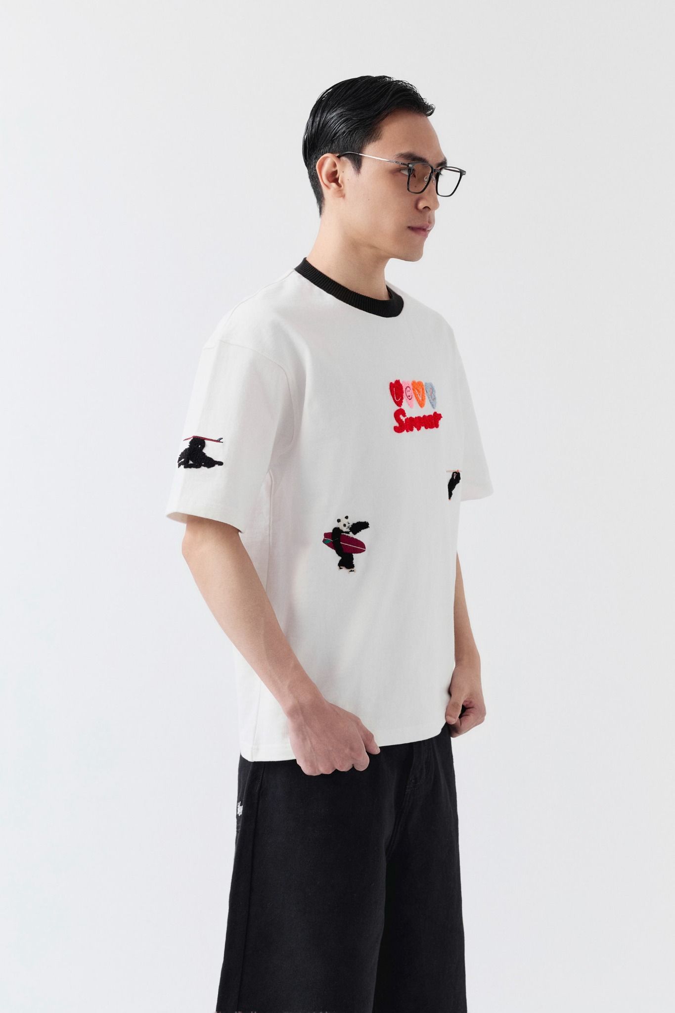 Áo Thun Summer Vibe White 360GSM