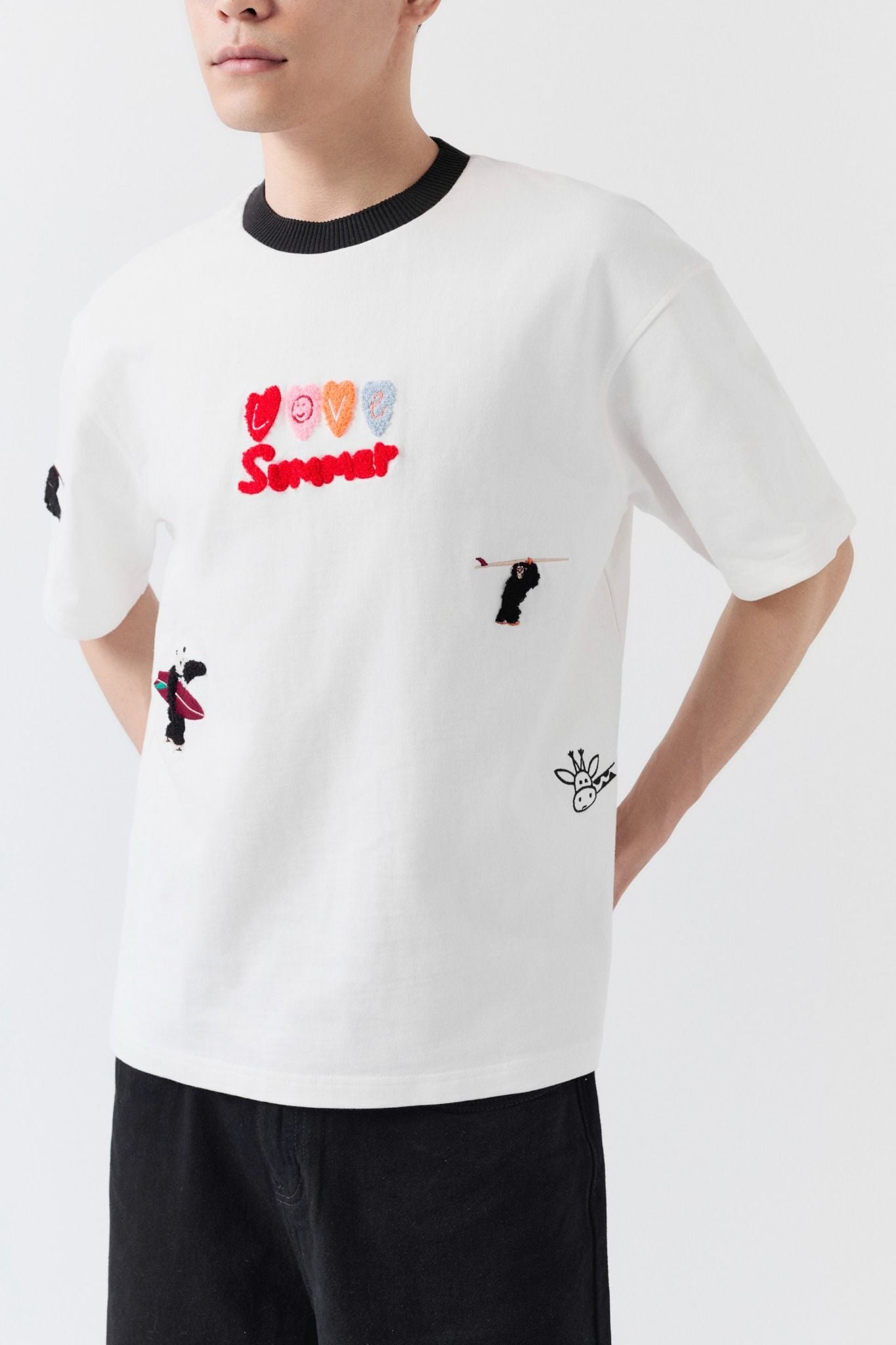 Áo Thun Summer Vibe White 360GSM