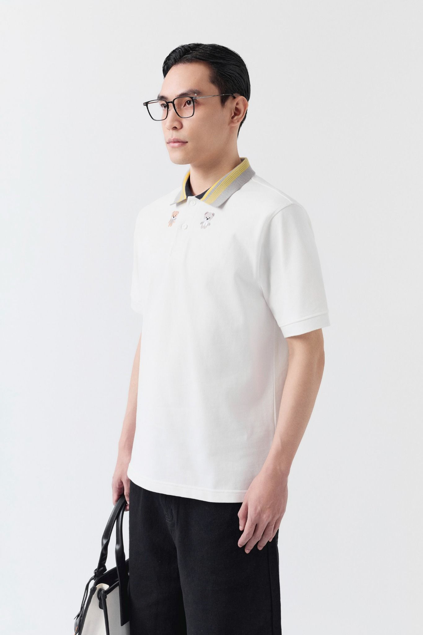 Áo Polo Regular Double Bear 360GSM