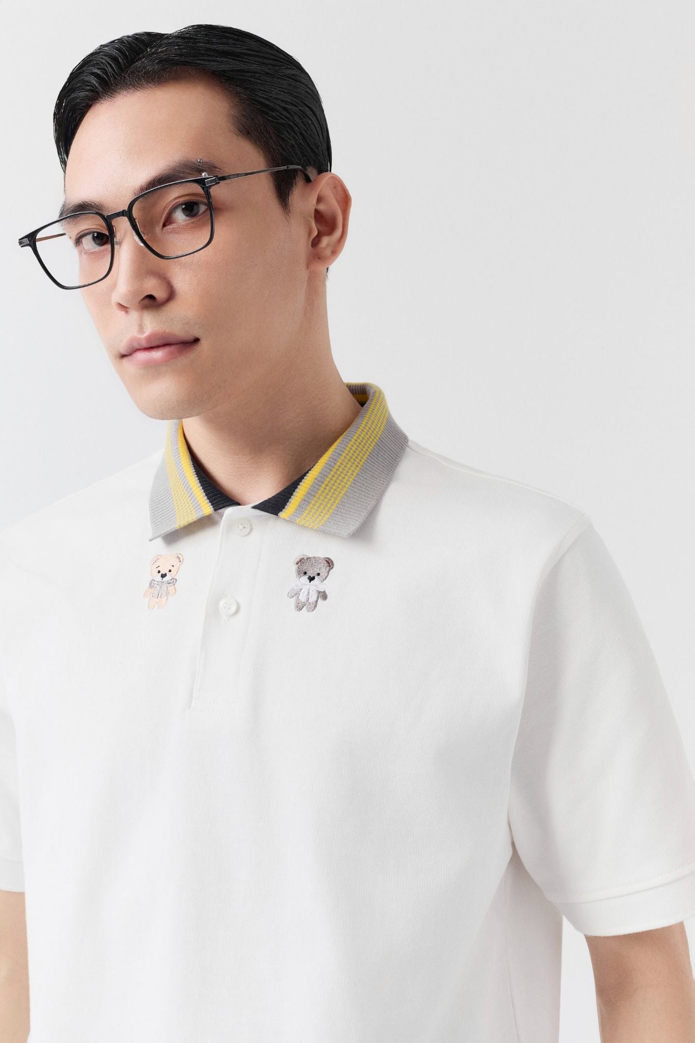 Áo Polo Regular Double Bear 360GSM
