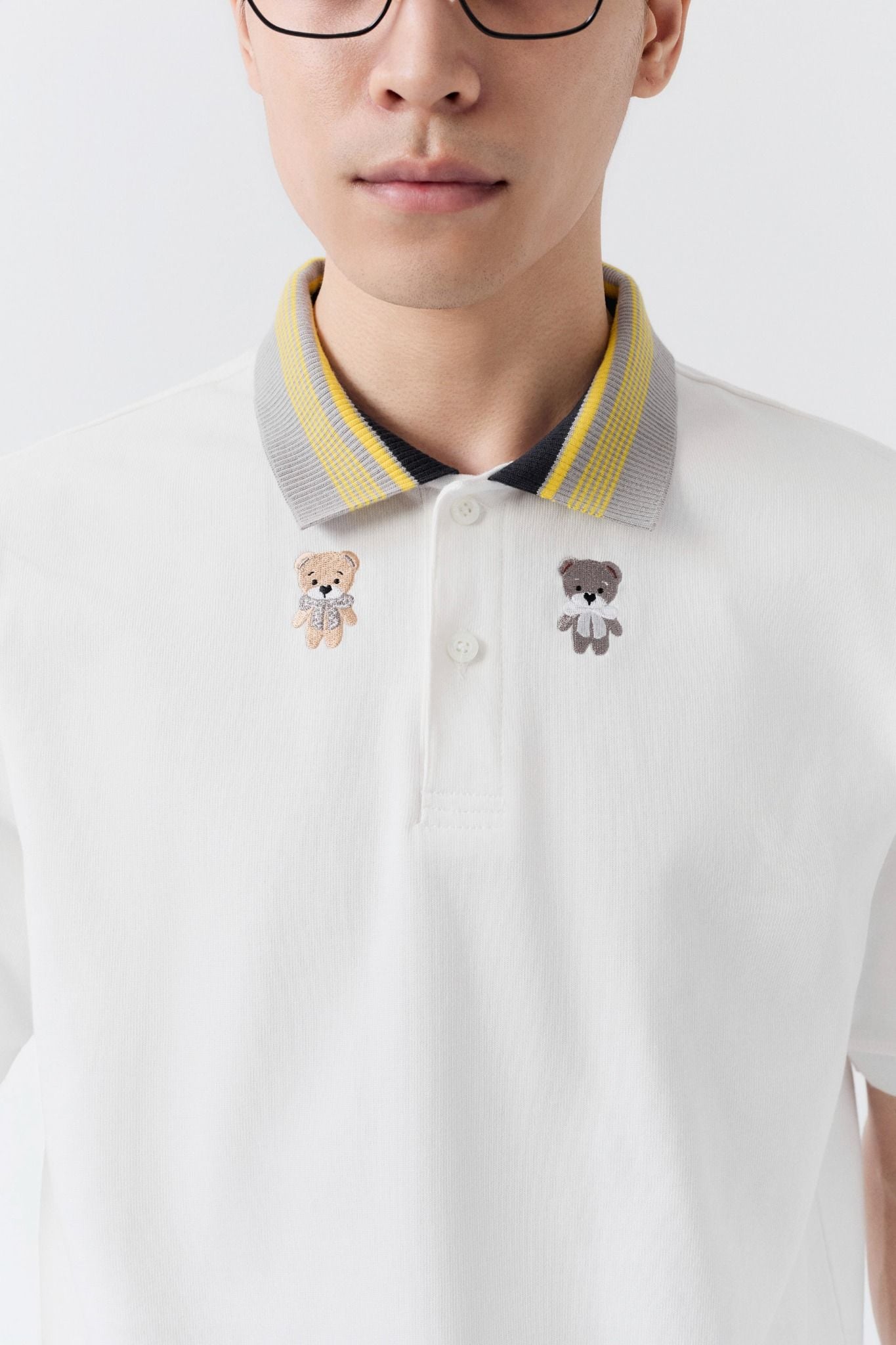 Áo Polo Regular Double Bear 360GSM