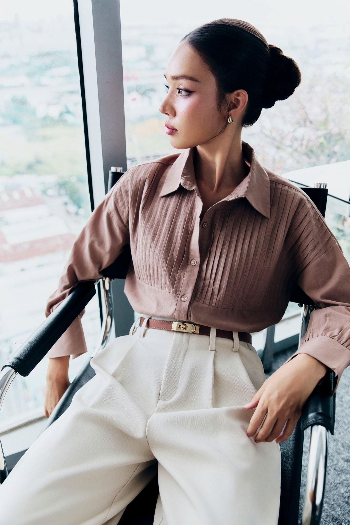 Áo Sơ Mi Loose Long Sleeves