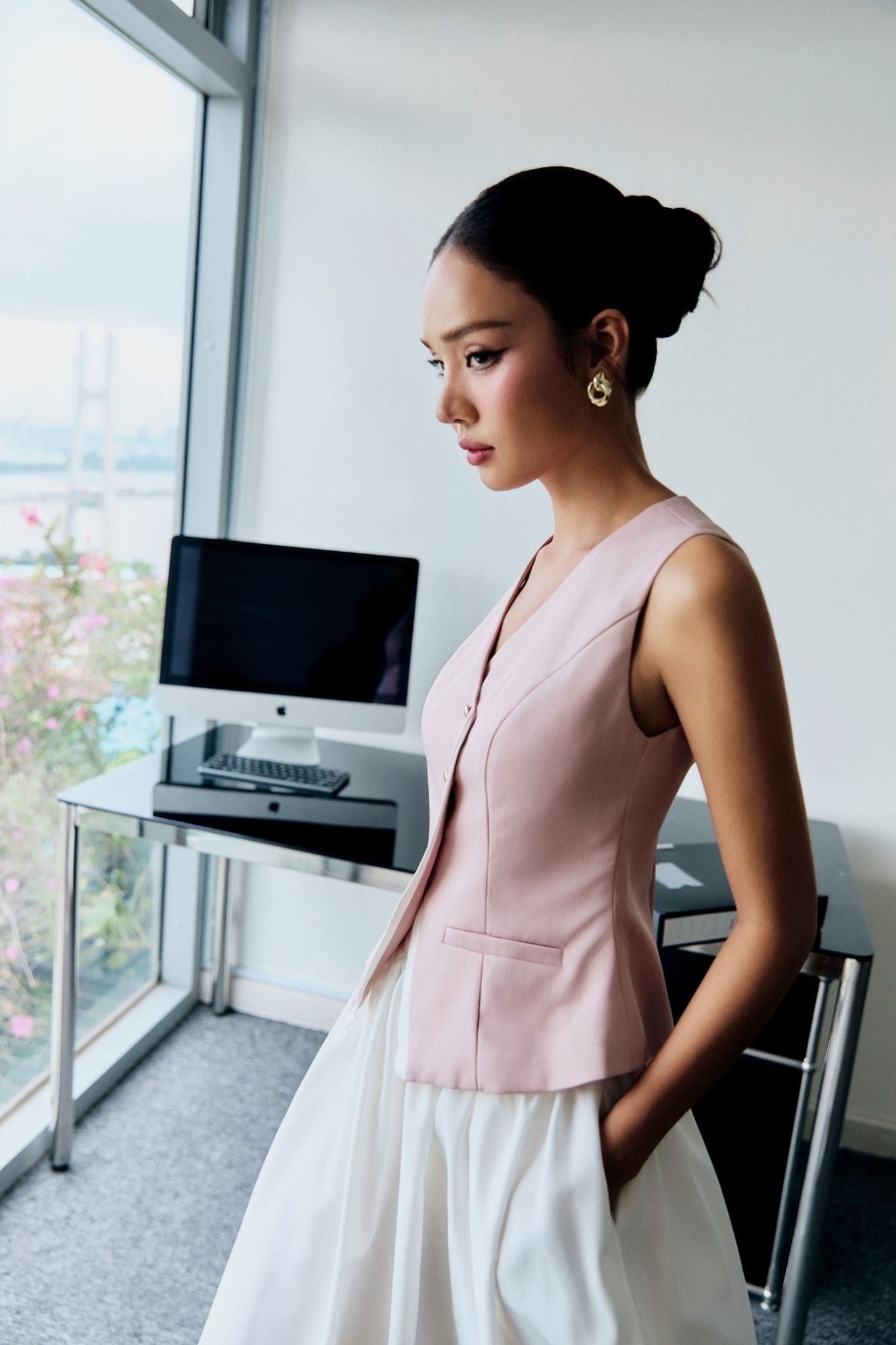 Áo Chic Asymmetrical