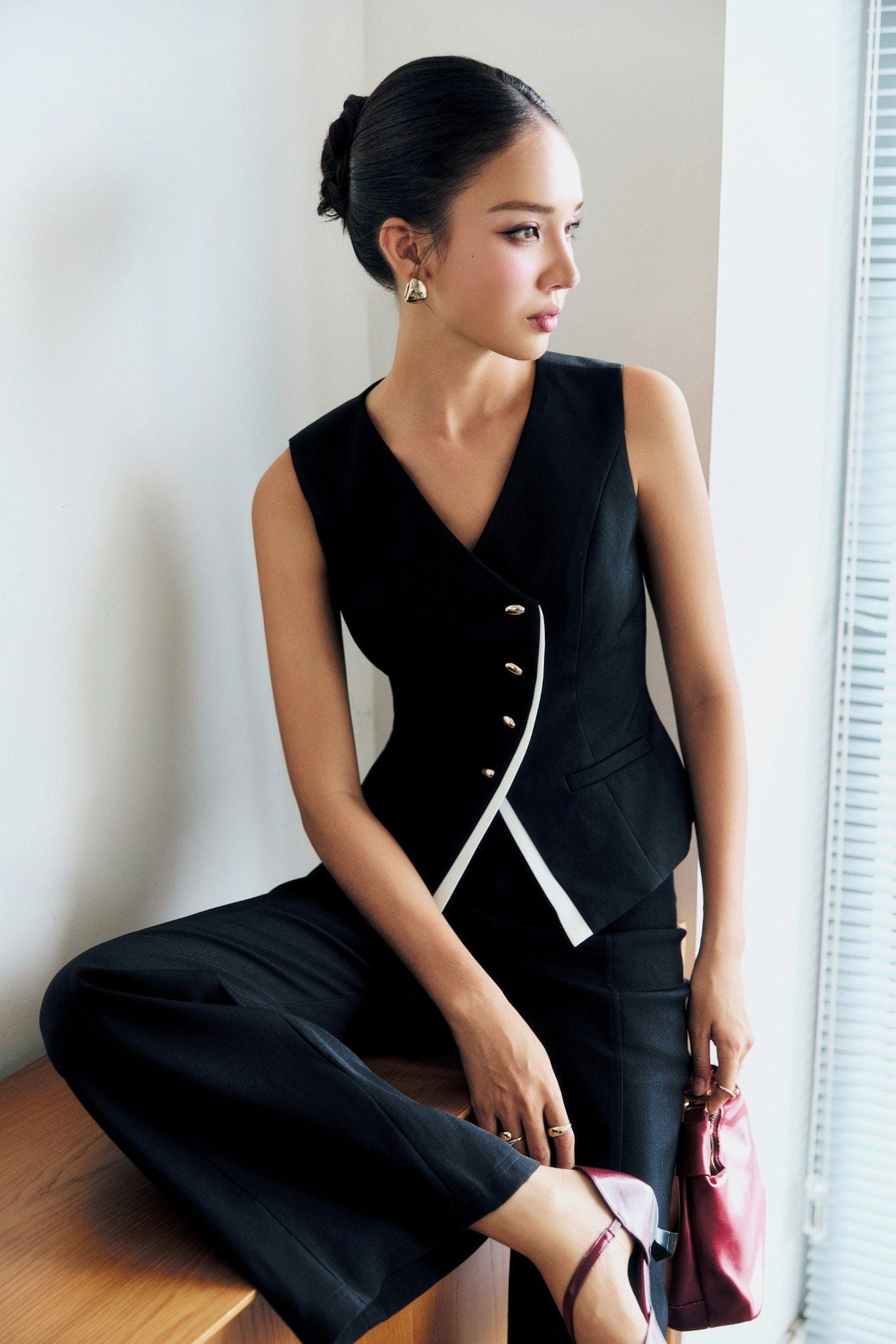 Áo Chic Asymmetrical