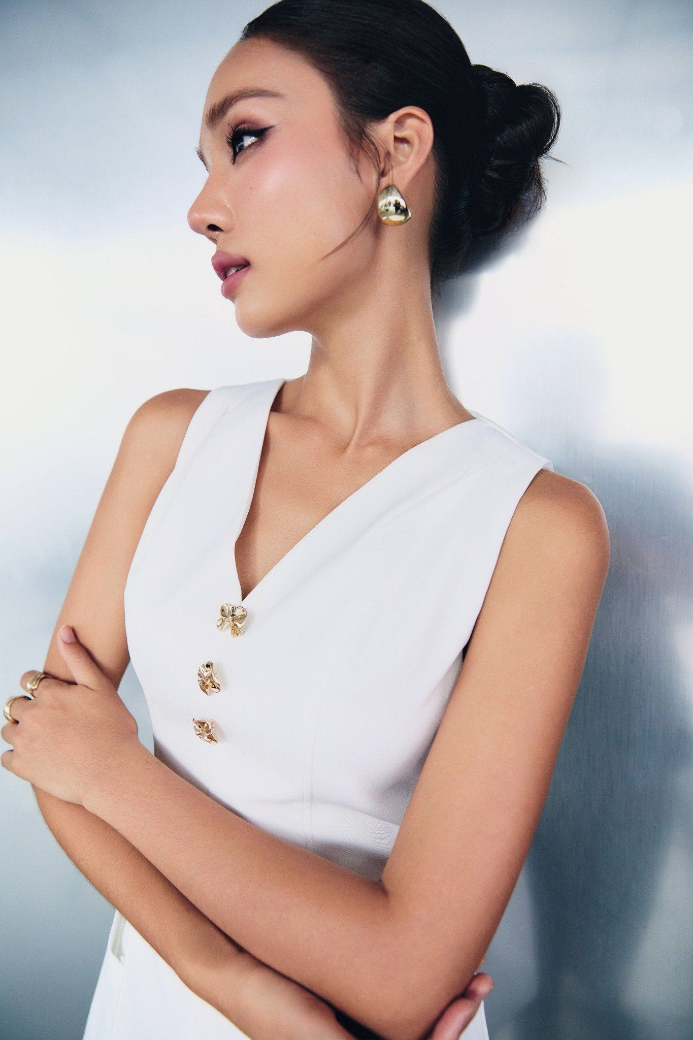 Đầm Ngắn Casual Vneck Everyday