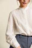 Áo Eyelet Blouse Long Sleeves