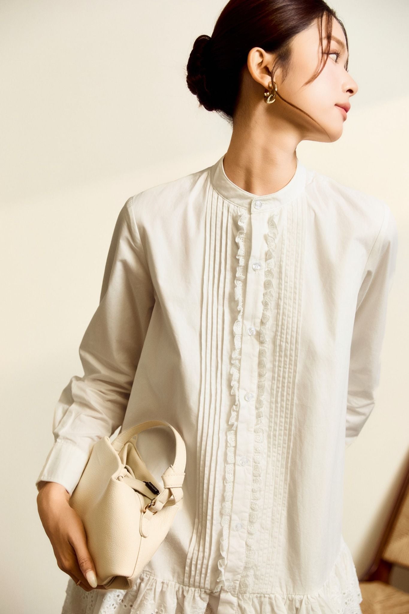 Đầm Ngắn Ruffled Tunic Dress