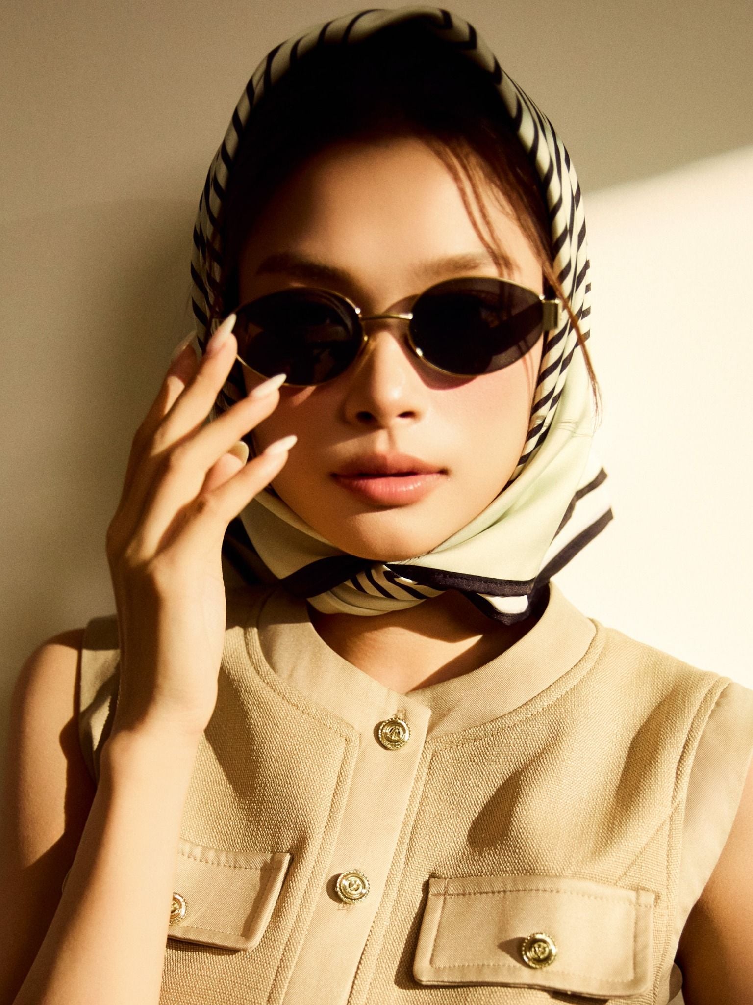 Áo Square Sleeveless Pocket