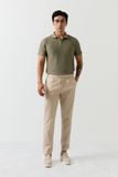 Áo Polo Regular Trụ Zipper Cotton Blend