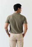 Áo Polo Regular Trụ Zipper Cotton Blend