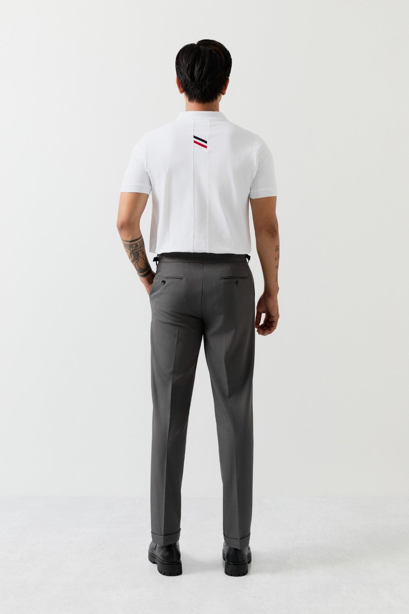 Quần Tây Slimfit Side Tab 2B High Waist