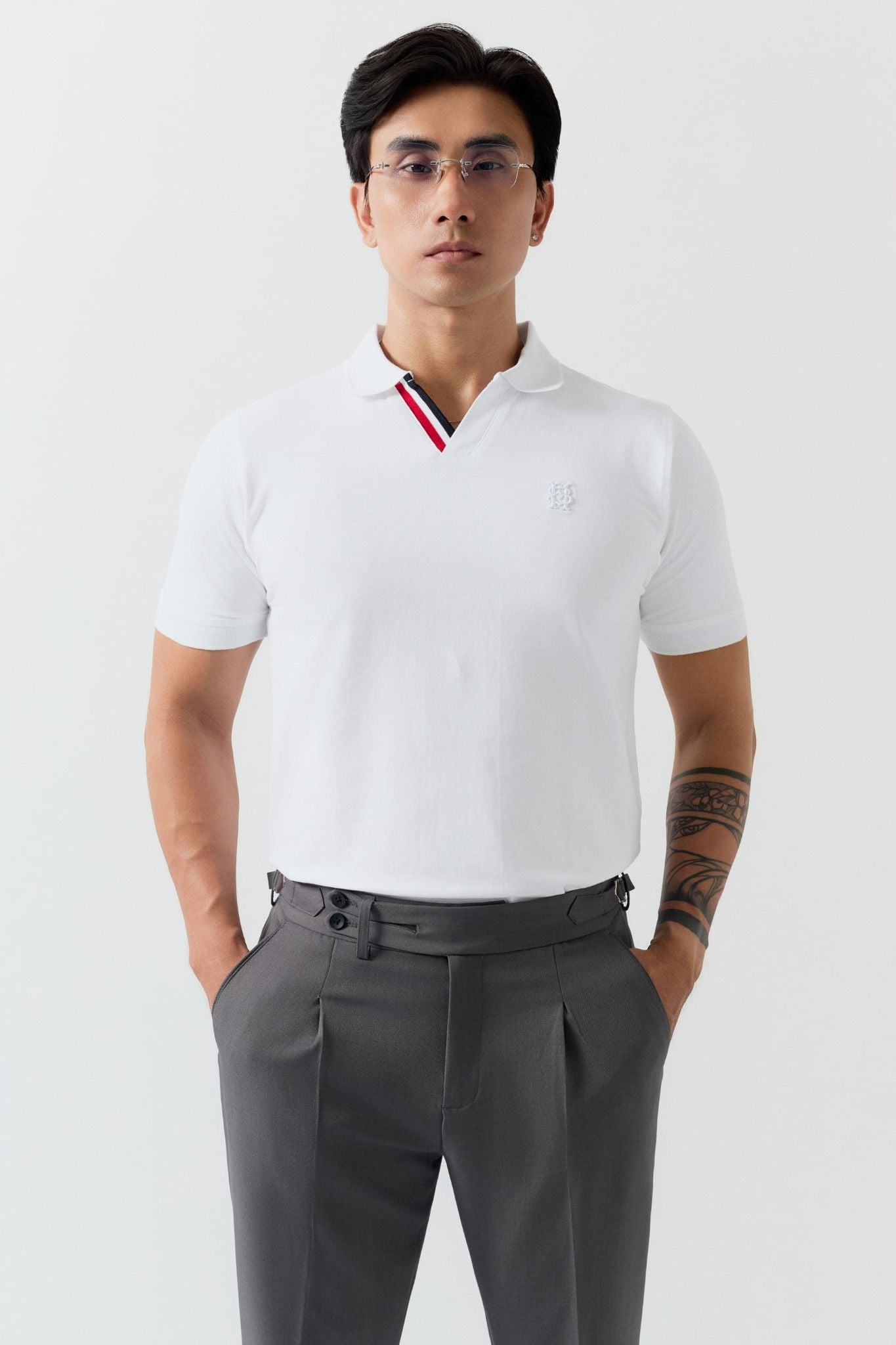  Áo Polo Slimfit Tricolor Wedding 