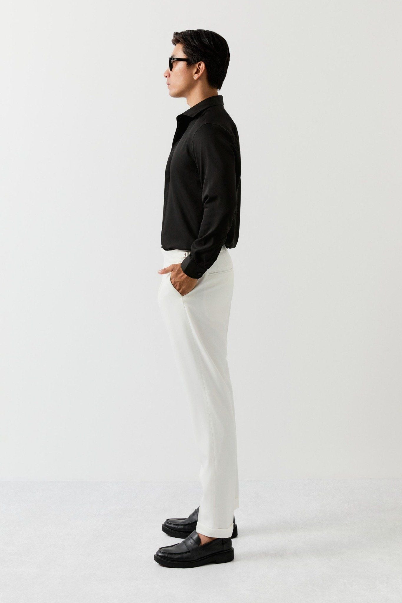 Áo Sơ Mi Slimfit Tuxedo Col Cassé