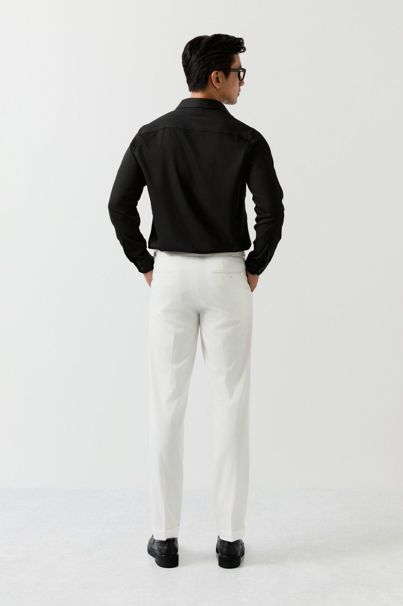 Quần Tây Slimfit Side Tab 2B High Waist